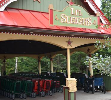 Santa's village stroller rental 2025